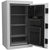 Home Series | 12 | Level 1 Security | 60 Minute Fire Protection | Dimensions 42.125"(H) x 24.125"(W) x 20"(D*) | Textured White Limited Edition Safe Colors - Open Door