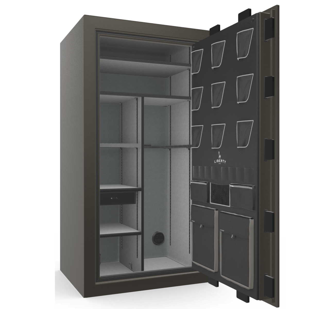 Classic Plus Series | Level 7 Security | 110 Minute Fire Protection | 50 | DIMENSIONS: 72.5&quot;(H) X 42&quot;(W) X 32&quot;(D) | Gray Marble | Electronic Lock